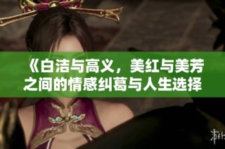 《白洁与高义，美红与美芳之间的情感纠葛与人生选择》