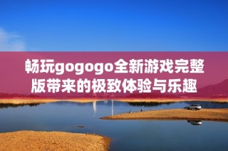 畅玩gogogo全新游戏完整版带来的极致体验与乐趣