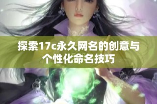 探索17c永久网名的创意与个性化命名技巧