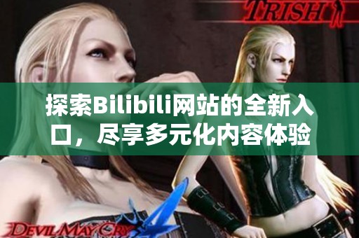 探索Bilibili网站的全新入口，尽享多元化内容体验