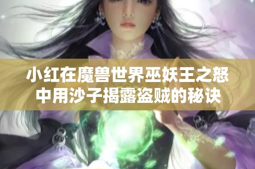 小红在魔兽世界巫妖王之怒中用沙子揭露盗贼的秘诀