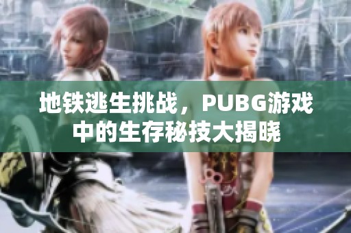 地铁逃生挑战，PUBG游戏中的生存秘技大揭晓