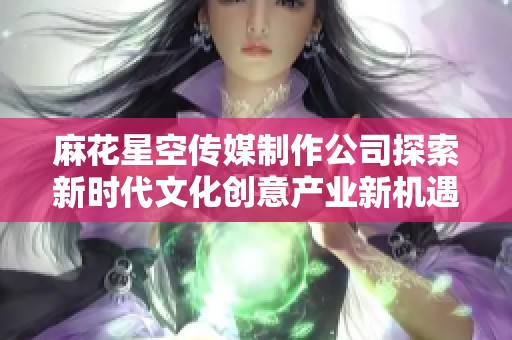 麻花星空传媒制作公司探索新时代文化创意产业新机遇