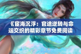 《宦海沉浮：官途逆转与命运交织的精彩章节免费阅读》