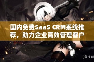 国内免费SaaS CRM系统推荐，助力企业高效管理客户关系