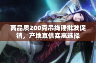 高品质200克吊线锤批发促销，产地直供实惠选择