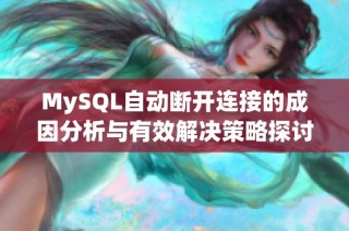 MySQL自动断开连接的成因分析与有效解决策略探讨