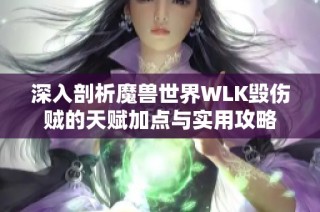 深入剖析魔兽世界WLK毁伤贼的天赋加点与实用攻略