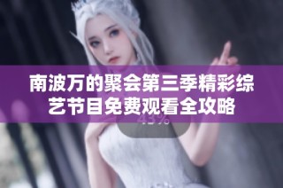 南波万的聚会第三季精彩综艺节目免费观看全攻略