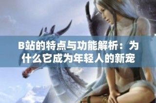 B站的特点与功能解析：为什么它成为年轻人的新宠