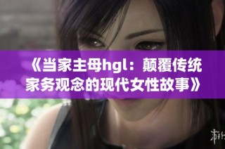 《当家主母hgl：颠覆传统家务观念的现代女性故事》