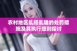 农村地区乱搭乱建的处罚措施及其执行细则探讨