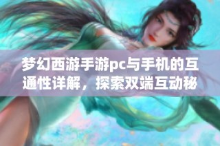 梦幻西游手游pc与手机的互通性详解，探索双端互动秘密