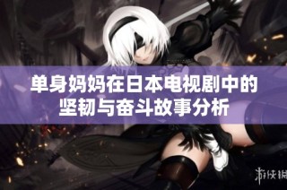 单身妈妈在日本电视剧中的坚韧与奋斗故事分析