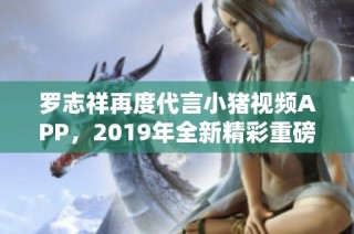 罗志祥再度代言小猪视频APP，2019年全新精彩重磅来袭