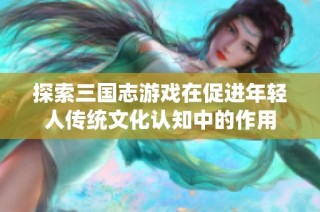 探索三国志游戏在促进年轻人传统文化认知中的作用