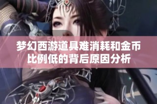 梦幻西游道具难消耗和金币比例低的背后原因分析