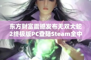 东方财富震撼发布无双大蛇2终极版PC登陆Steam全中文支持宝典