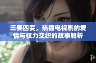 三要四妾，热播电视剧的爱情与权力交织的故事解析