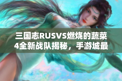 三国志RUSVS燃烧的蔬菜4全新战队揭秘，手游城最新攻略解析