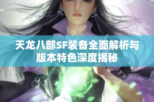 天龙八部SF装备全面解析与版本特色深度揭秘