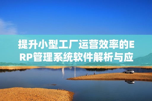 提升小型工厂运营效率的ERP管理系统软件解析与应用