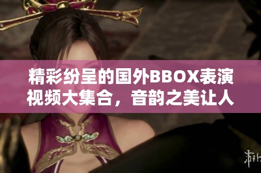 精彩纷呈的国外BBOX表演视频大集合，音韵之美让人陶醉