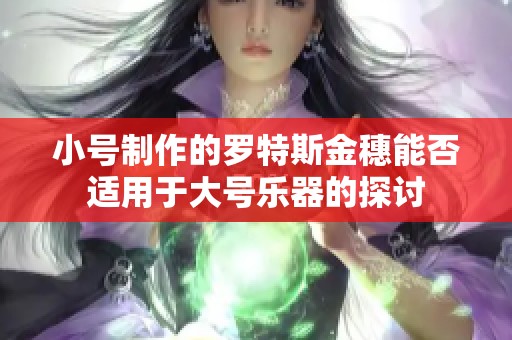 小号制作的罗特斯金穗能否适用于大号乐器的探讨