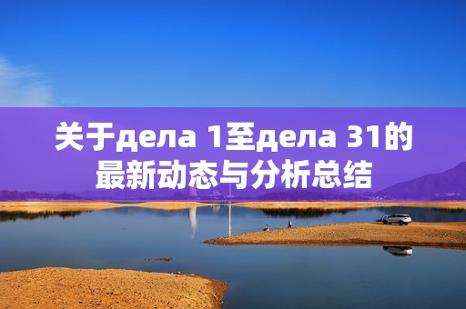 关于дела 1至дела 31的最新动态与分析总结