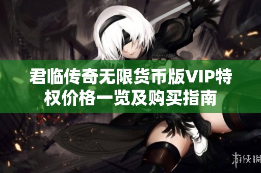 君临传奇无限货币版VIP特权价格一览及购买指南