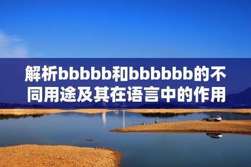 解析bbbbb和bbbbbb的不同用途及其在语言中的作用