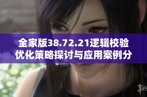 全家版38.72.21逻辑校验优化策略探讨与应用案例分析