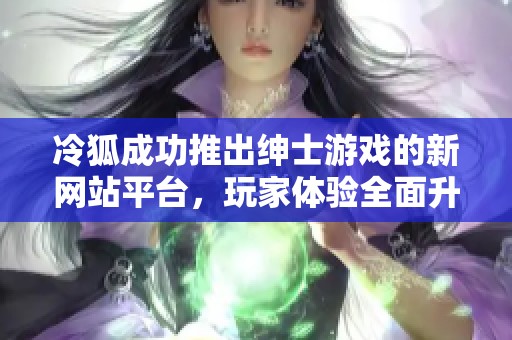 冷狐成功推出绅士游戏的新网站平台，玩家体验全面升级