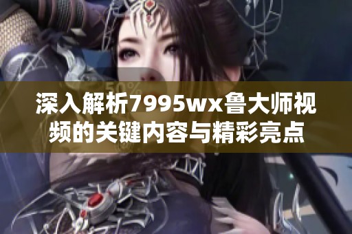 深入解析7995wx鲁大师视频的关键内容与精彩亮点