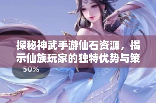 探秘神武手游仙石资源，揭示仙族玩家的独特优势与策略