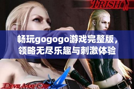 畅玩gogogo游戏完整版，领略无尽乐趣与刺激体验