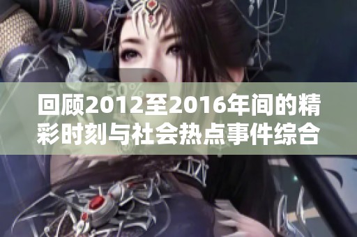 回顾2012至2016年间的精彩时刻与社会热点事件综合报道