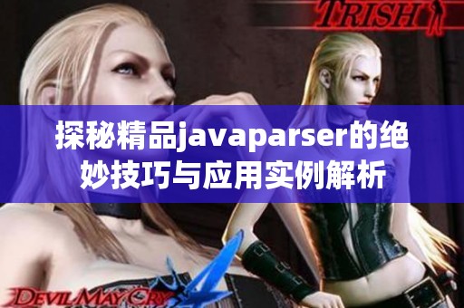 探秘精品javaparser的绝妙技巧与应用实例解析