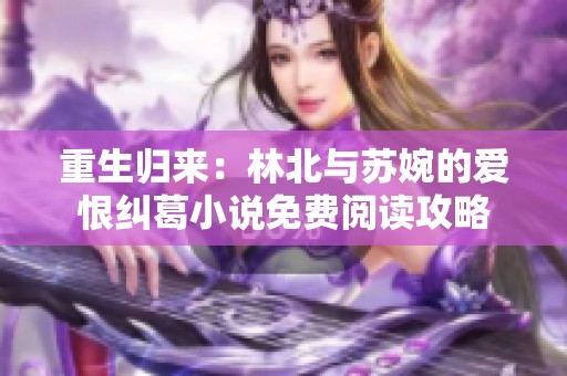 重生归来：林北与苏婉的爱恨纠葛小说免费阅读攻略